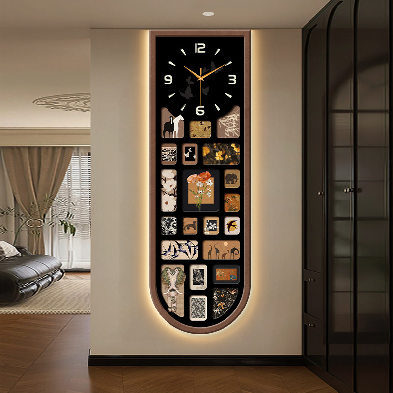 縦型セキュリティ壁掛け時計ユニークな和風寝室デジタル壁掛け時 - Japanese Luxury Lifestyle のレビューと価格