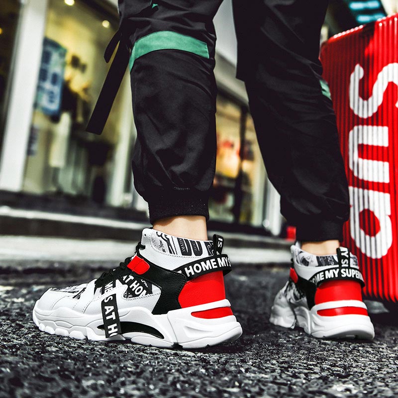 男性と女性のためのスポーツシューズ,厚くて伸縮性のあるテキス - Japanese Lifestyle Items のレビューと価格
