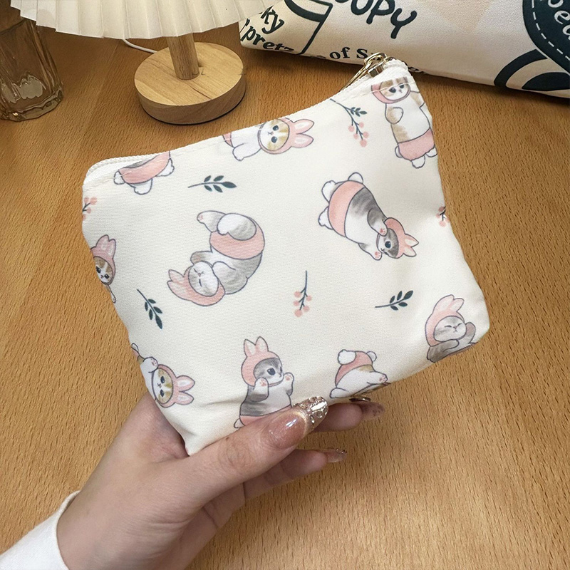 和風モフサンドサメ猫メイクアップバッグ漫画キャンバス収納バッ - Japanese Lifestyle Goods のレビューと価格