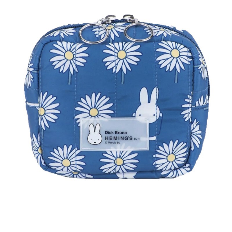かわいい和風ミッフィーウサギの花柄プリント正方形の化粧バッグ - Japanese Lifestyle Goods のレビューと価格